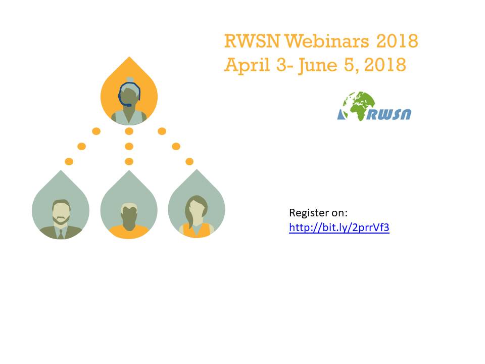 New 2018 RWSN webinar series (April 3rd – June 5th, 2018)