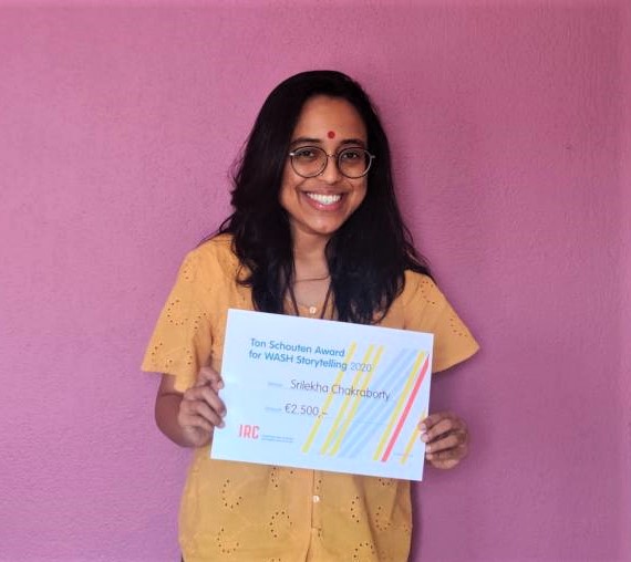 Srilekha Chakraborty uses art in her activism for women’s health –  2020 Ton Schouten Awardee for WASH Storytelling